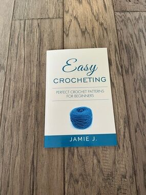 Easy Crocheting by Jamie J. - Blue & White Cover